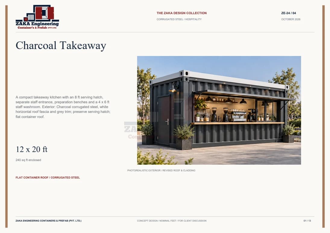 Charcoal Takeaway catalogue cover