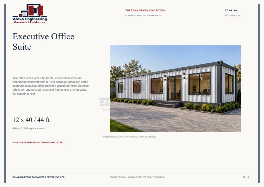Executive Office Suite catalogue cover