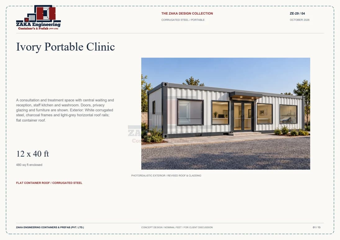 Ivory Portable Clinic catalogue cover
