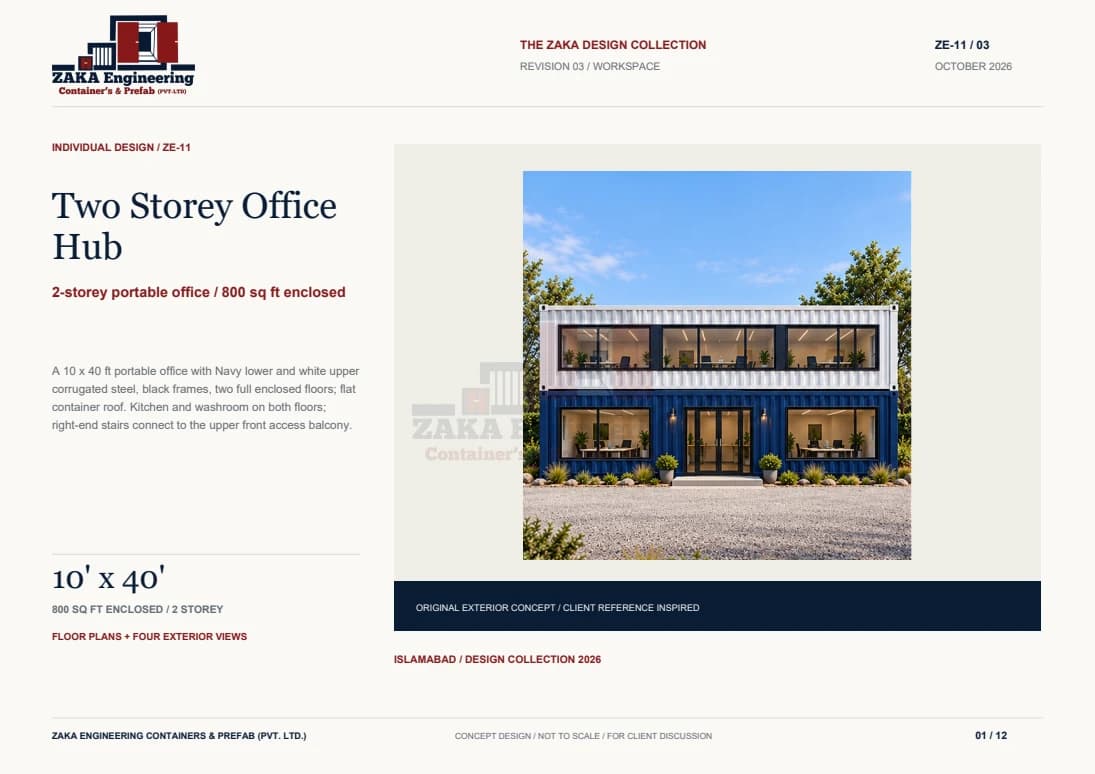 Two Storey Office Hub catalogue cover