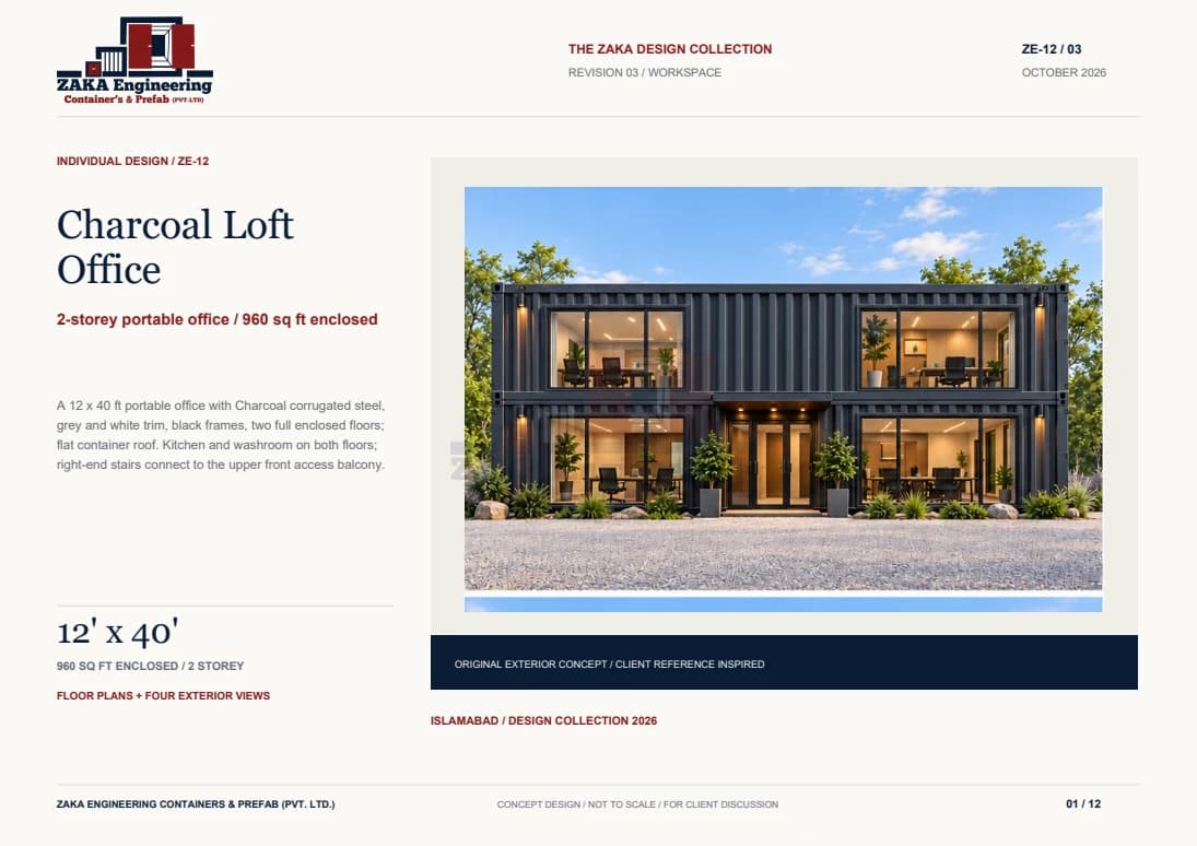 Charcoal Loft Office catalogue cover