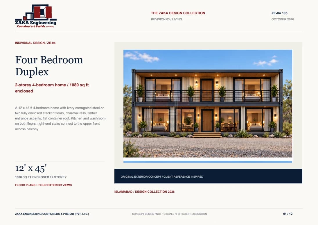 Four Bedroom Duplex catalogue cover