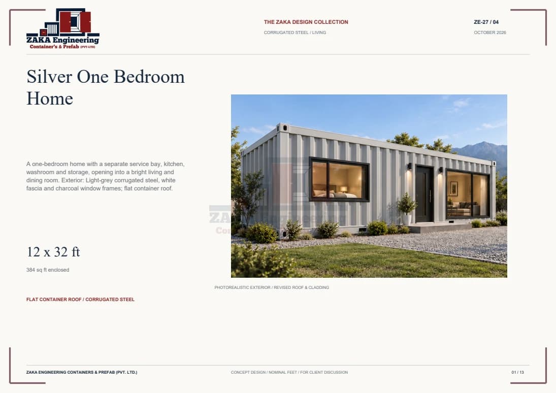 Silver One Bedroom Home catalogue cover