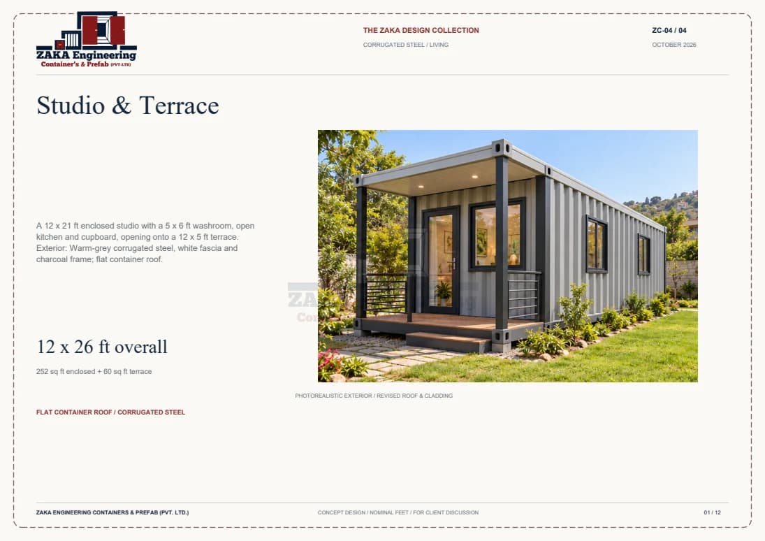 Studio & Terrace catalogue cover